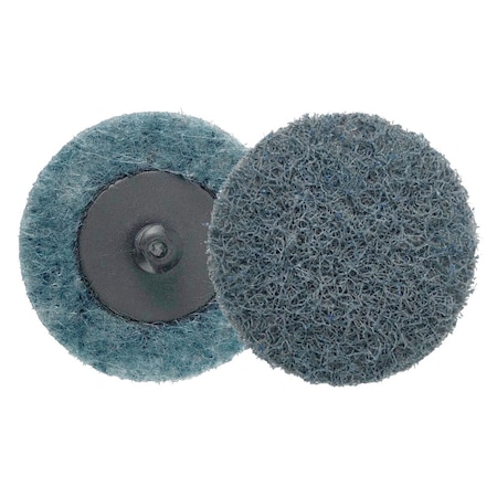 Weiler 2" Non-Woven Surface Conditioning Disc, Button Style, AO -Very Fine 51530